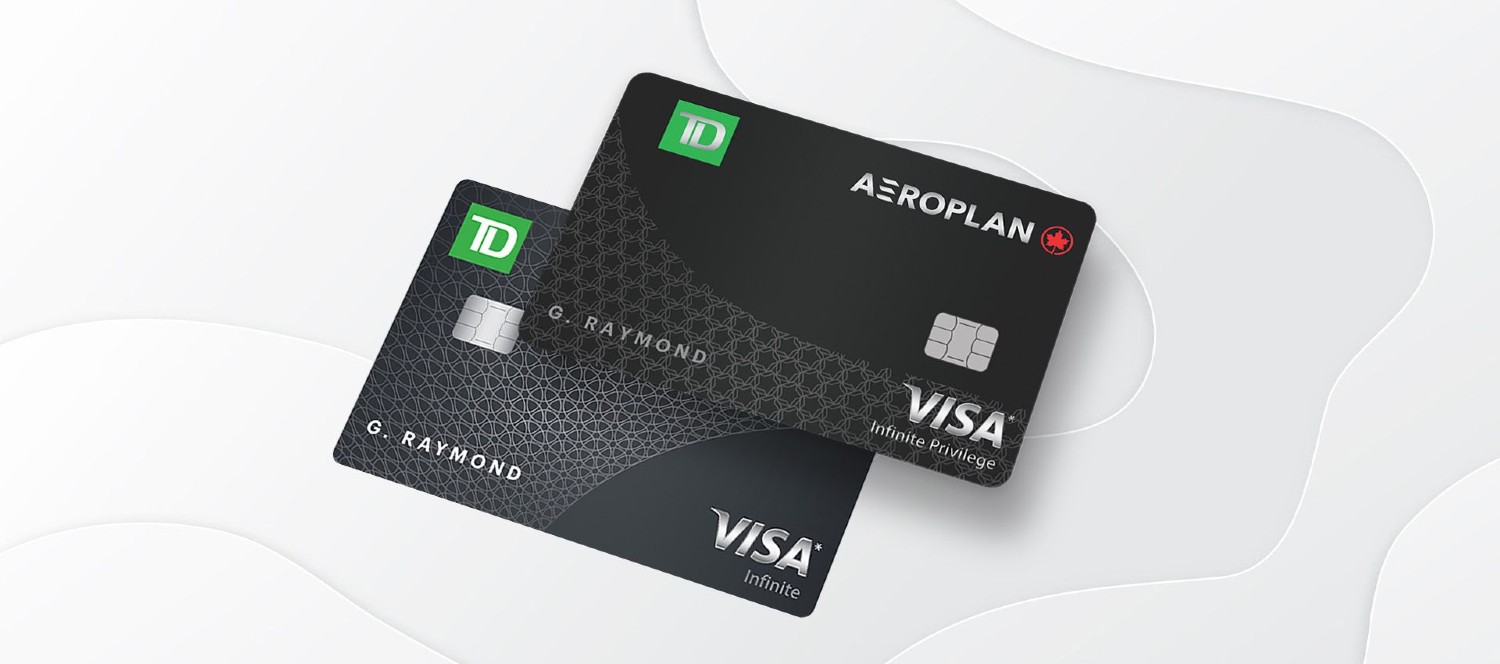 Image showing two of the best TD credit cards in Canada