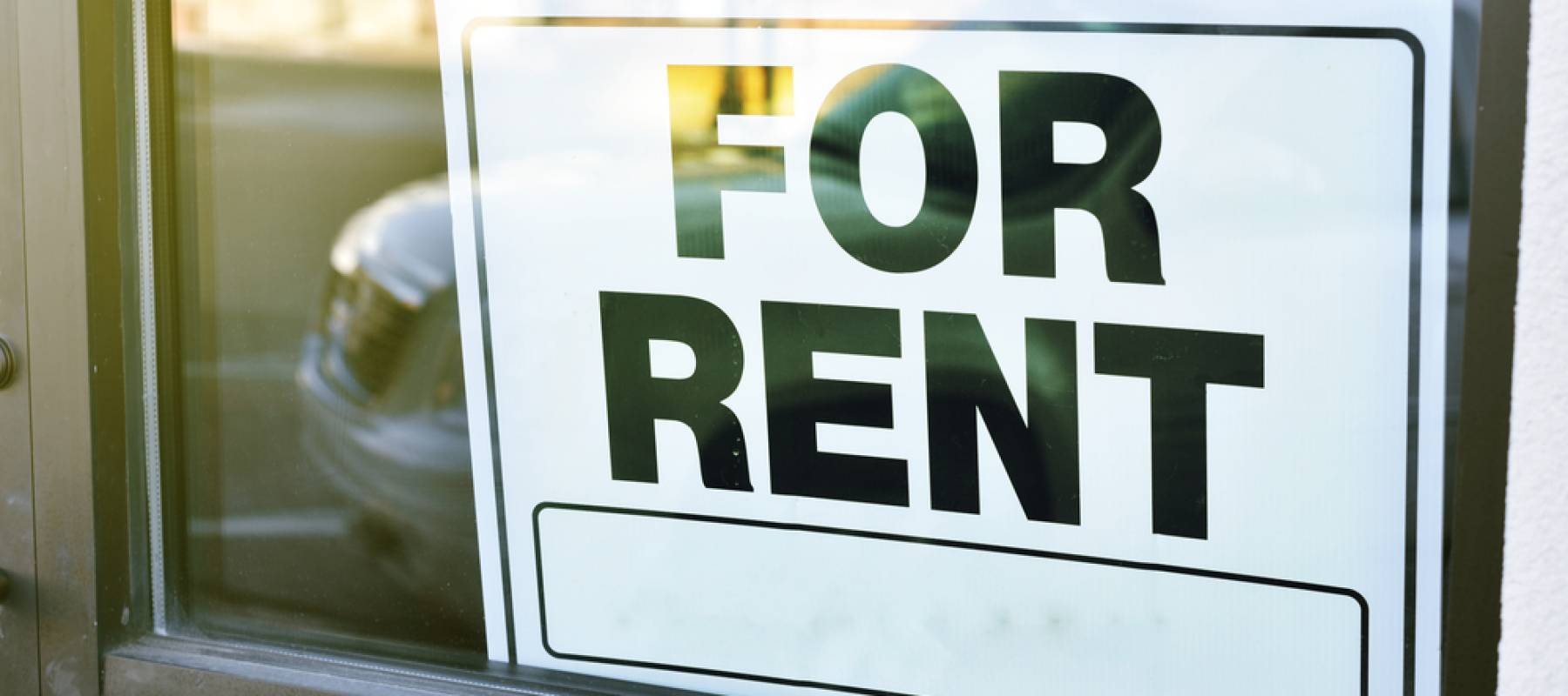 For rent sign